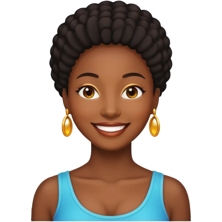 Black woman emoji