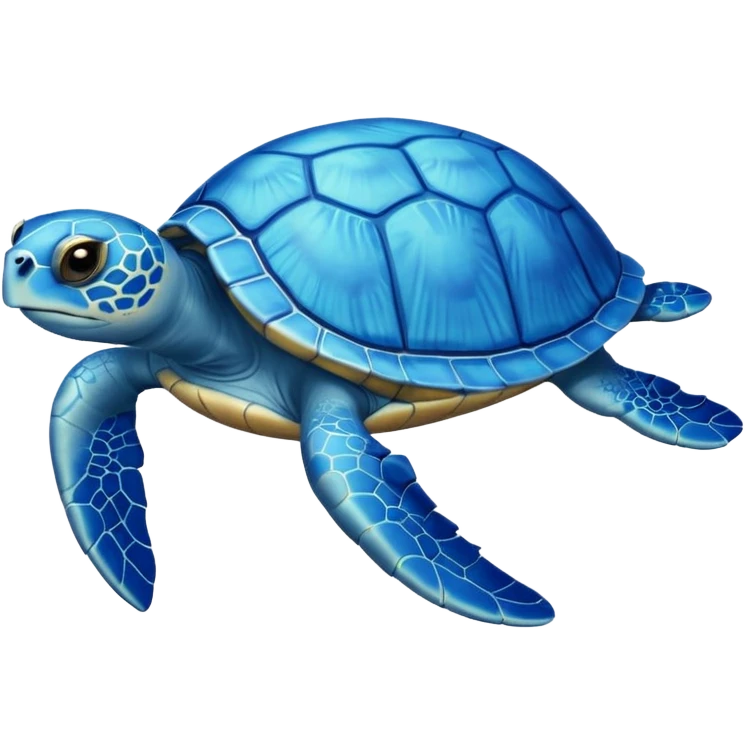 a blue turtle emoji