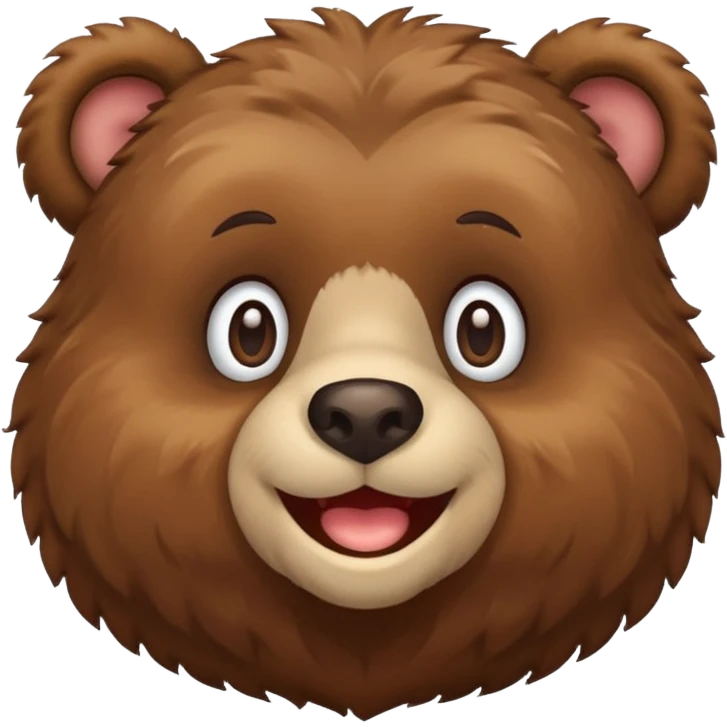 Bottomless bear emoji