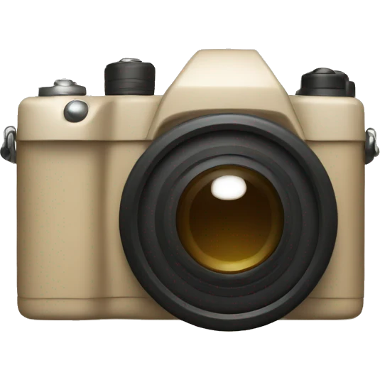 Camera beige emoji