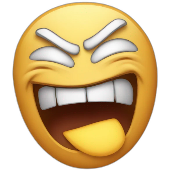 angry laugh emoji