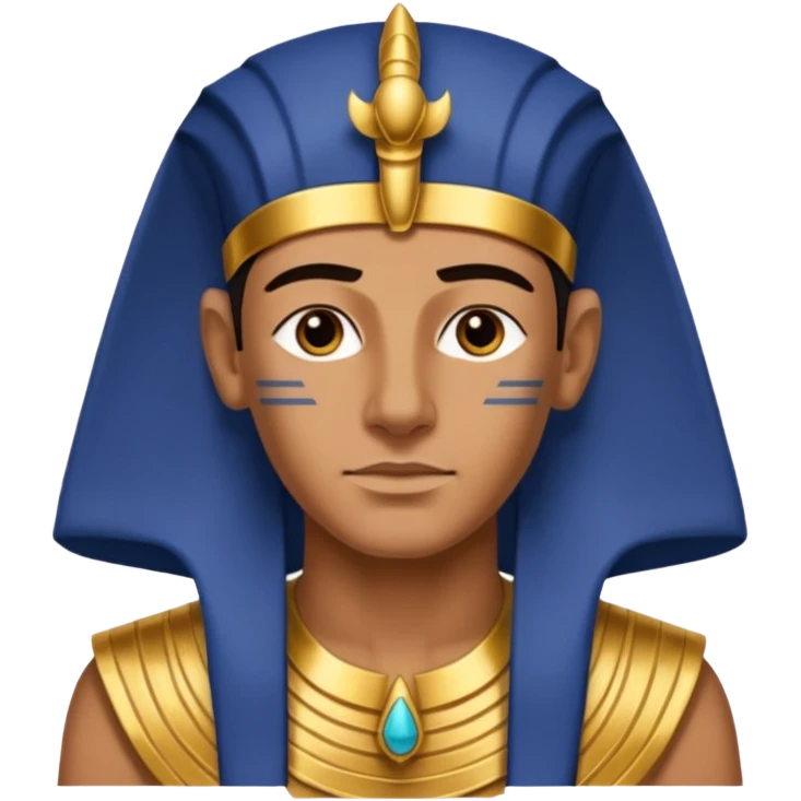 man wearing phahraon cloth emoji