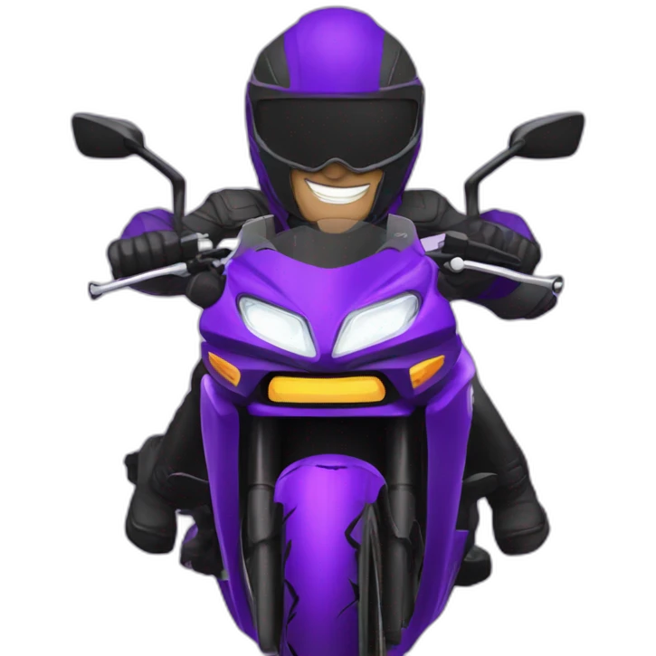 Purple dominar  emoji