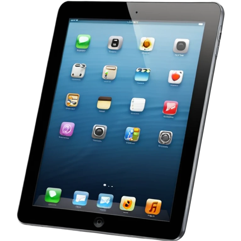 An iPad emoji