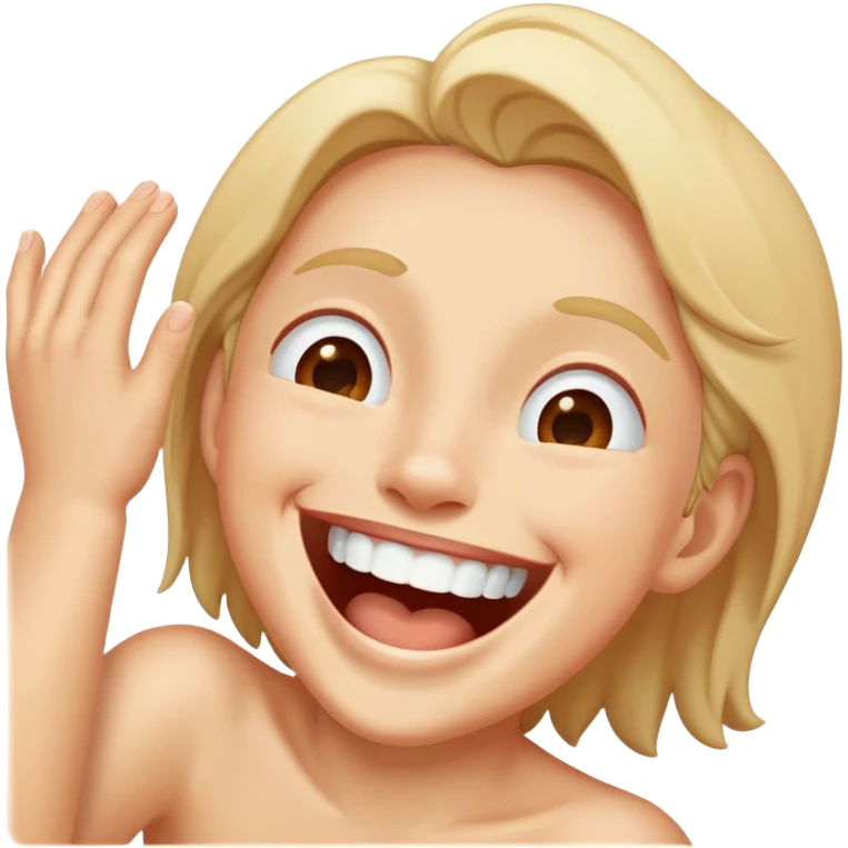 It tickles him. emoji