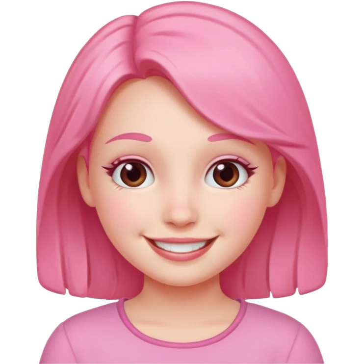 Pink girl emoji