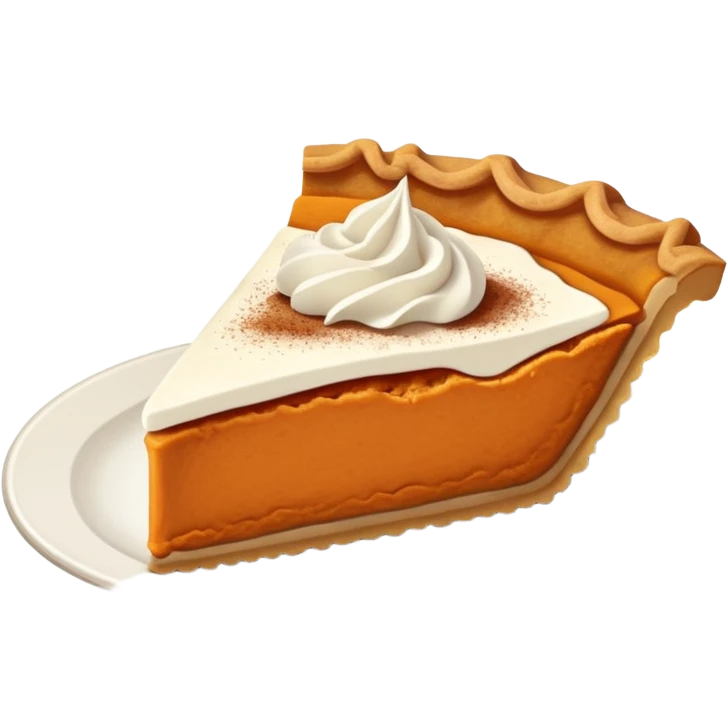 Sweet potato pie slice  emoji