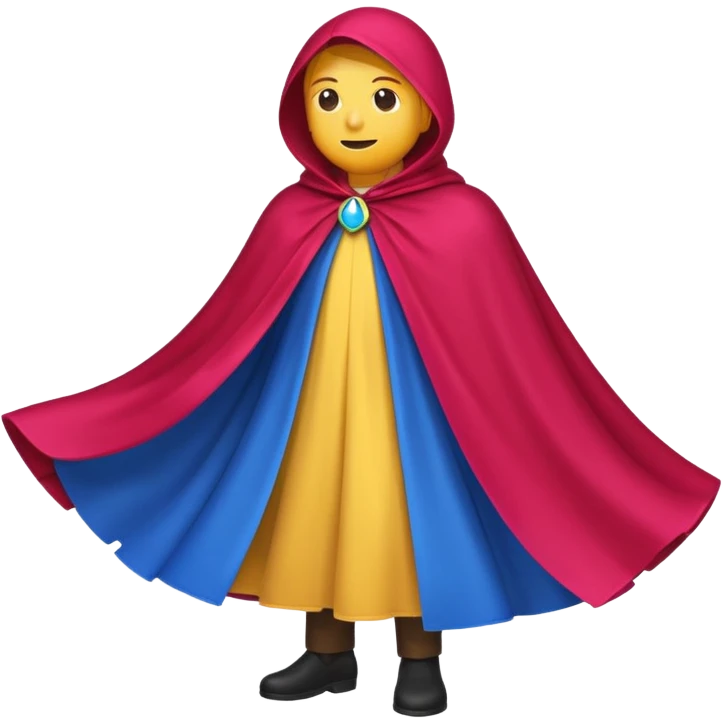  Cape no human Emoji fantasy pixel art style emoji