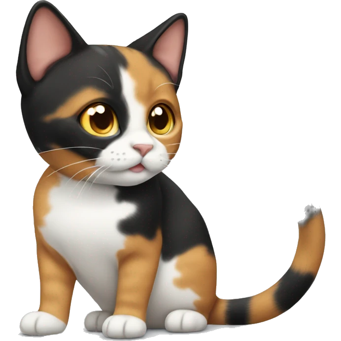 calico cat emoji