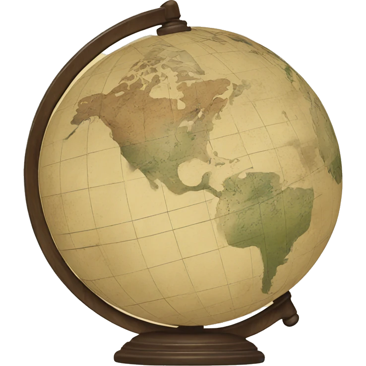 old antique globe emoji