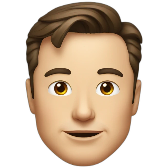 elon musk face  emoji
