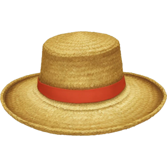 Chapeau de paille de Luffy emoji