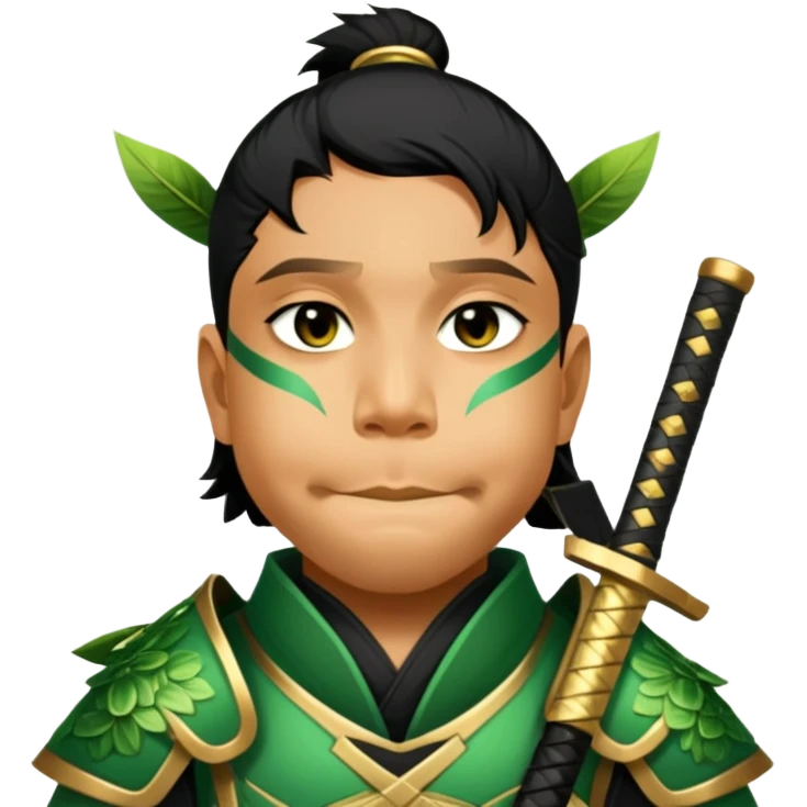 Emerald Samurai emoji