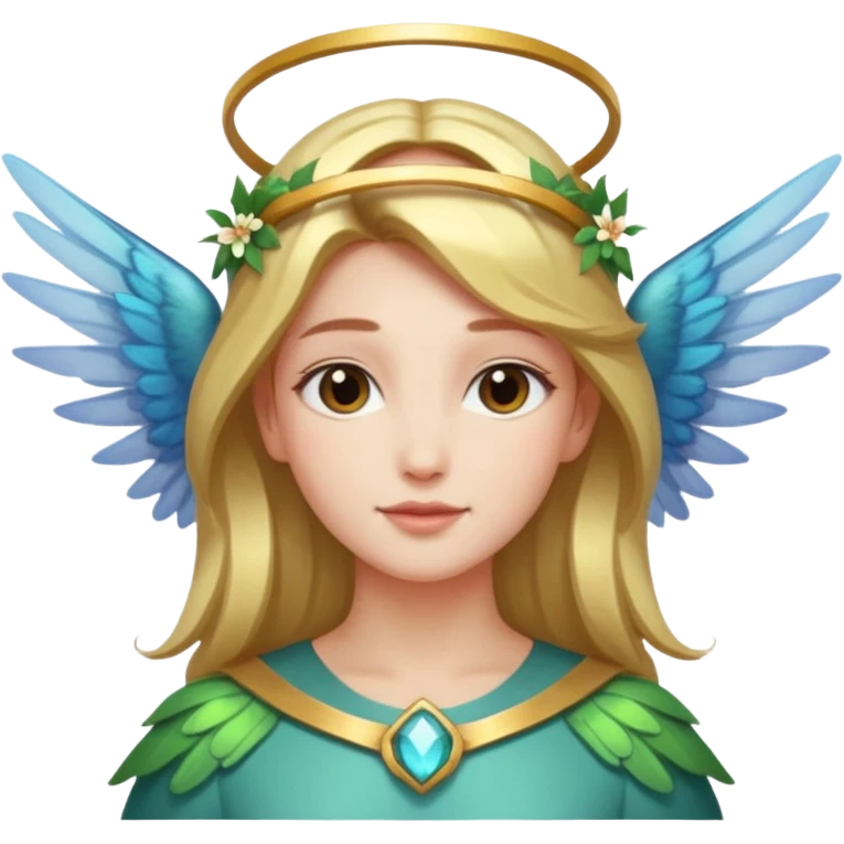 Angelic Hummingbird angel emoji copy and paste for facebook emoji