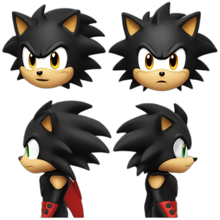 shadow the hedgehog emoji