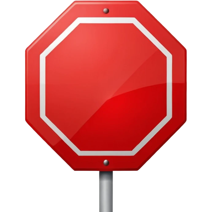 señal de pare emoji