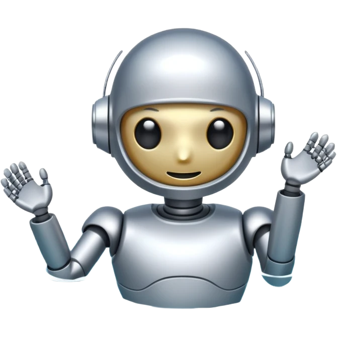 robot swimming emoji