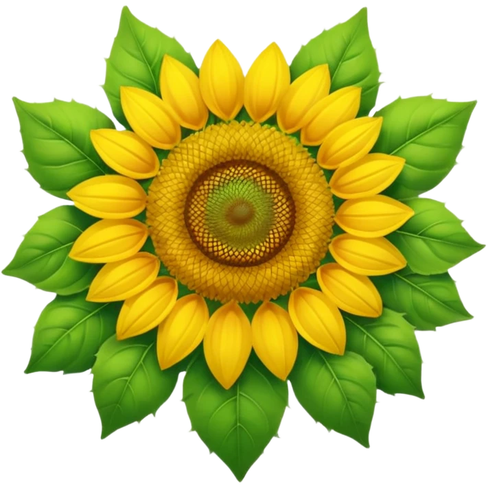 sunflower heart for summer emoji
