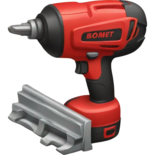 Red power tools emoji
