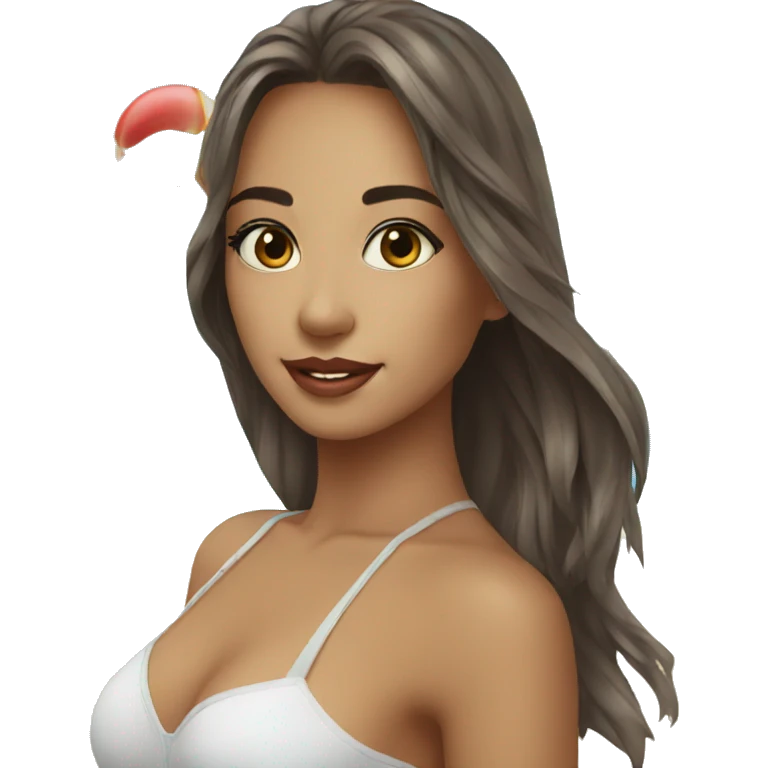 BEAUTIFUL GIRL BEACH emoji