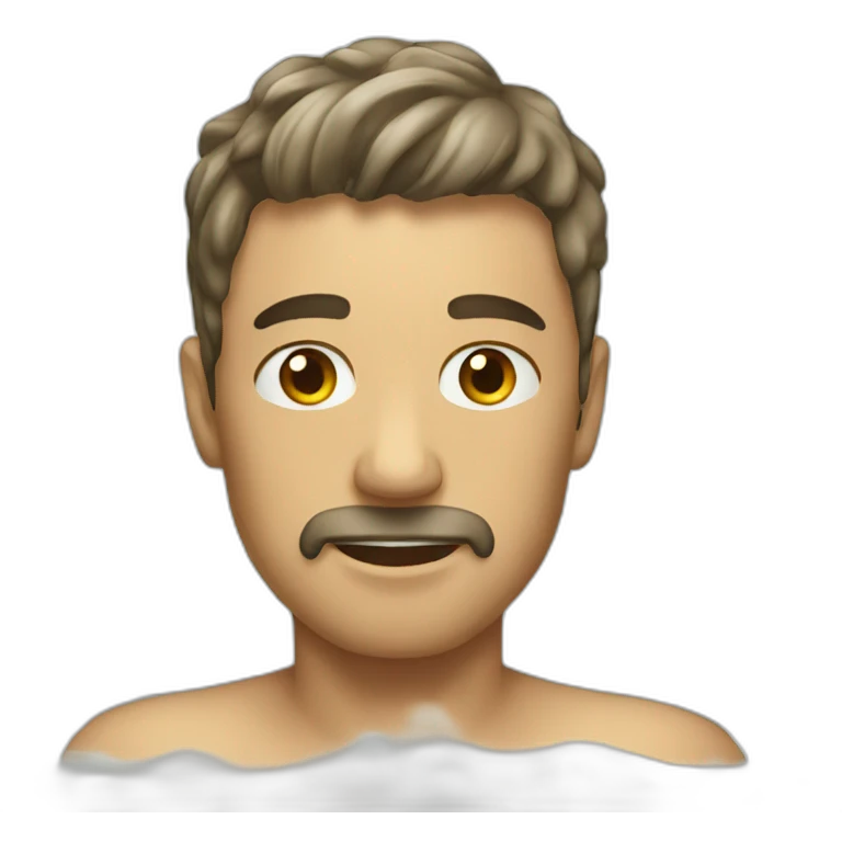 Men on shower emoji