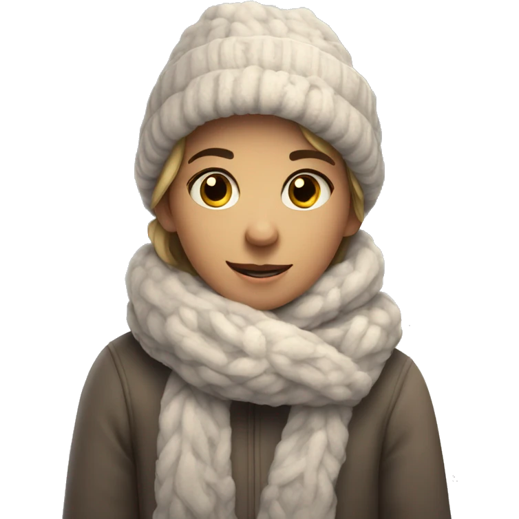 cozy winter day emoji