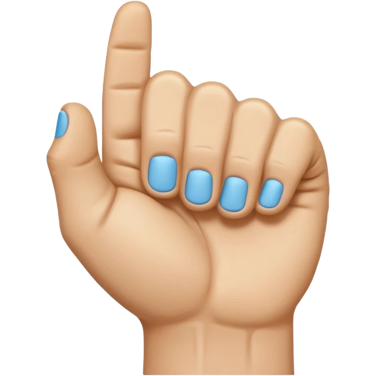 rear of veiny fist backview emoji