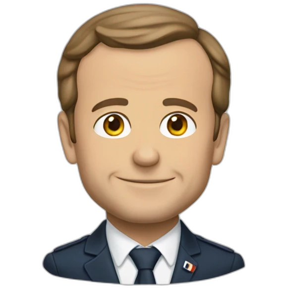 Macron à 75 ans emoji