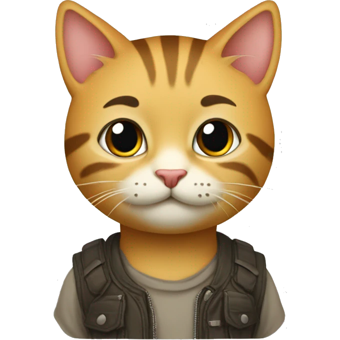 Котик в кепке  emoji