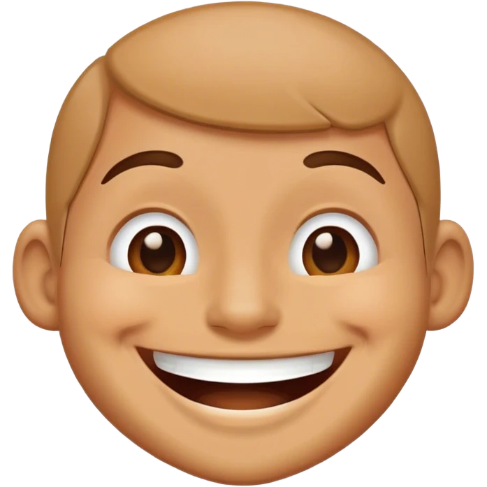 half laugh emoji