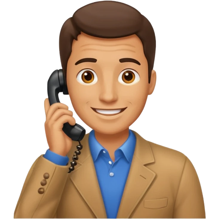 HOMBRE HABLANDO POR TELEFONO emoji