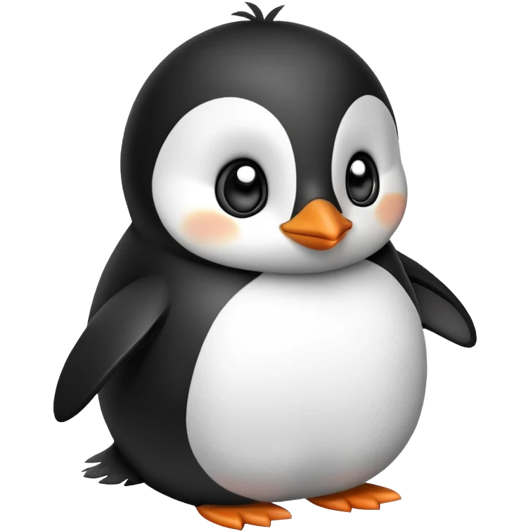 Cute penguin emoji