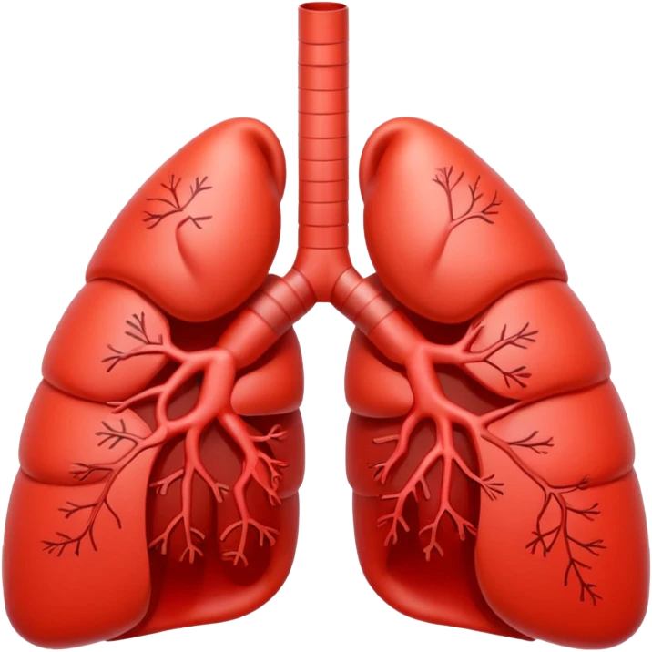 very simple cartoonish lungs emoji emoji