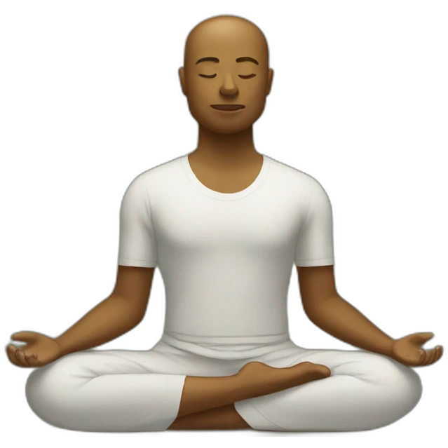 meditation emoji