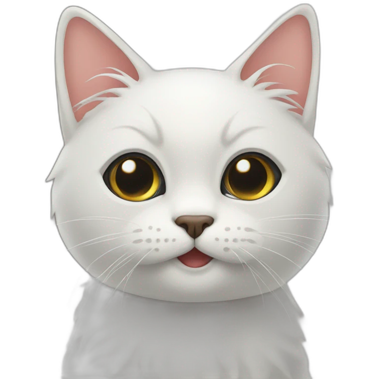 Cute cat with compunter  emoji