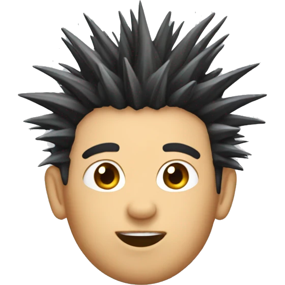 Spikey hair huy emoji