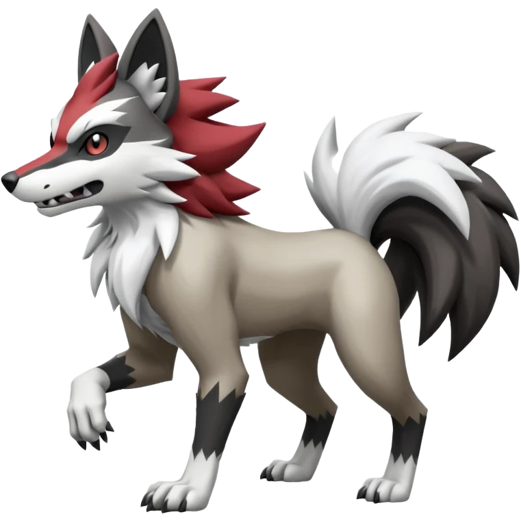 Obstagoon-Manectric-Lycanroc-fusion emoji