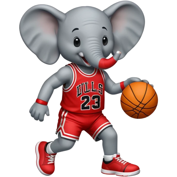 Elephant basketball michael jordan emoji