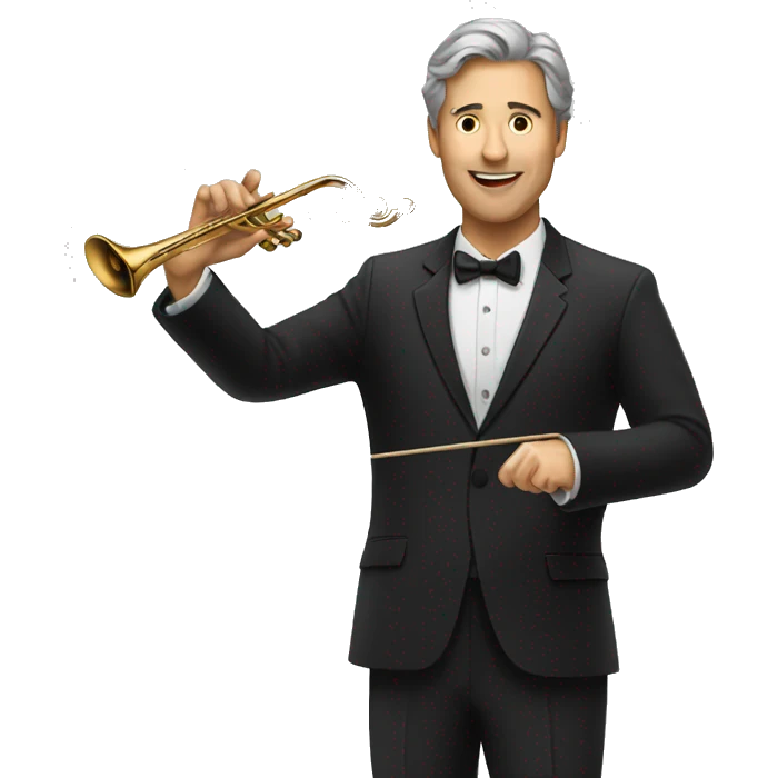 orchestra director emoji