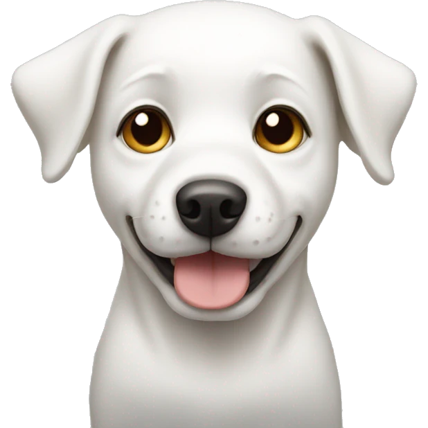 white dog emoji