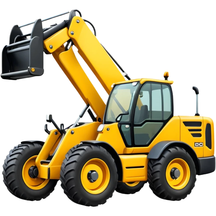 A jcb telehandler emoji