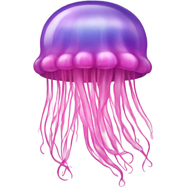 Pink jellyfish emoji