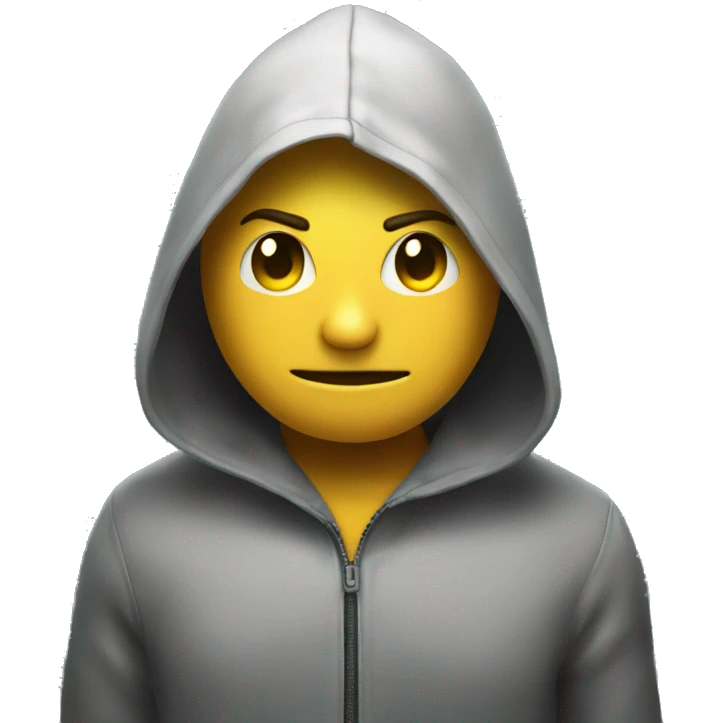 hacker in front of PC terminal emoji