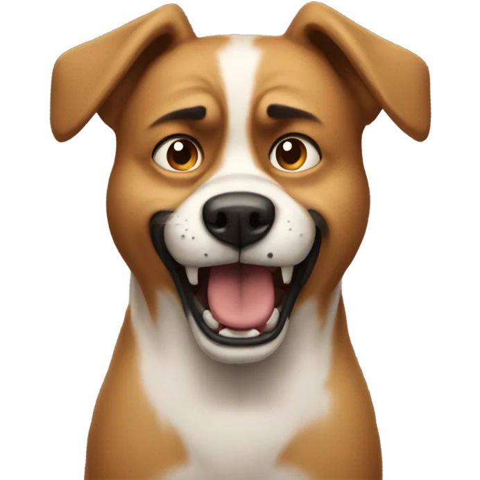 More angry dog emoji