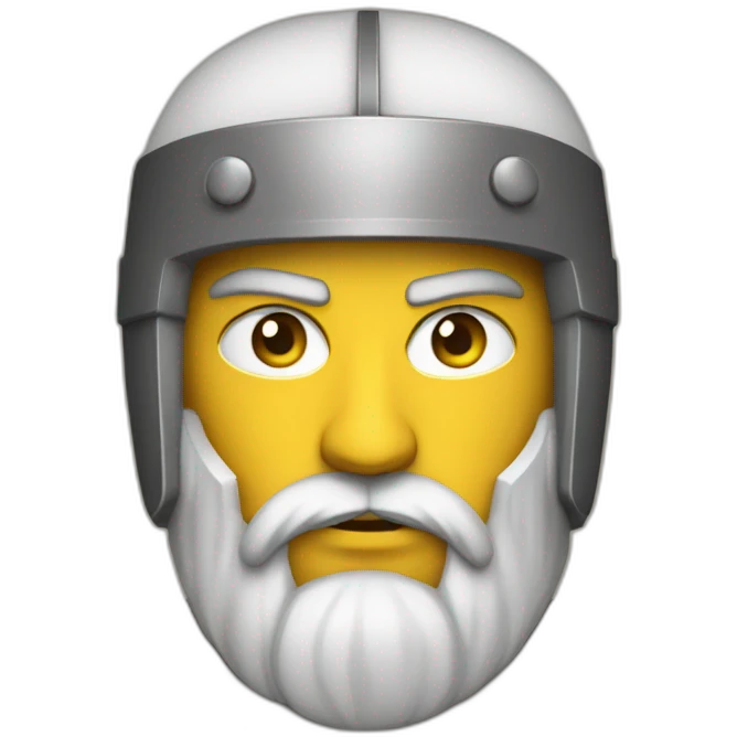 Stoic warrior emoji