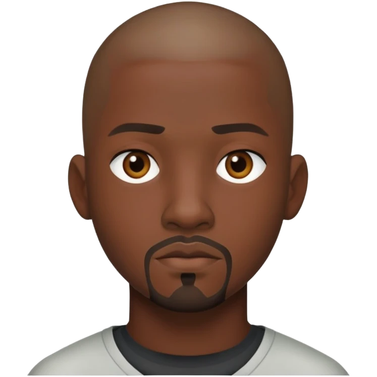 "- Nam
- 20 tuổi
- Da den
- Đầu đinh
- Râu quai nón, mặt nghiêm túc
" emoji
