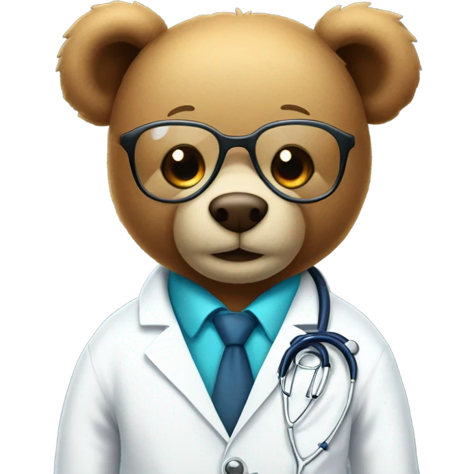 Teddy bear doctor  emoji