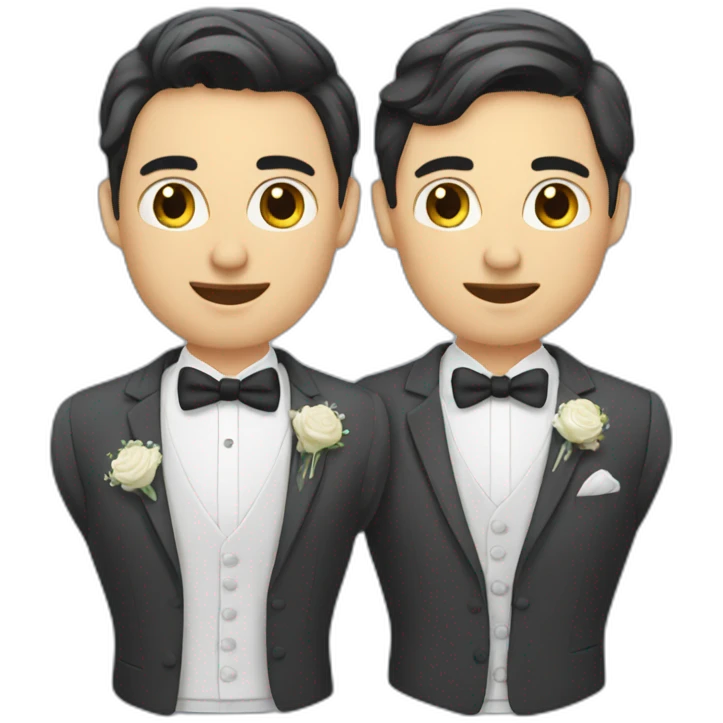mariage hommes emoji
