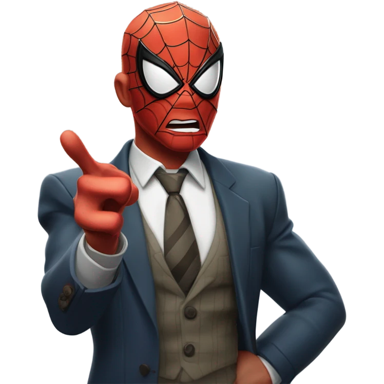 Spider-Man yelling at J Jonah Jameson emoji