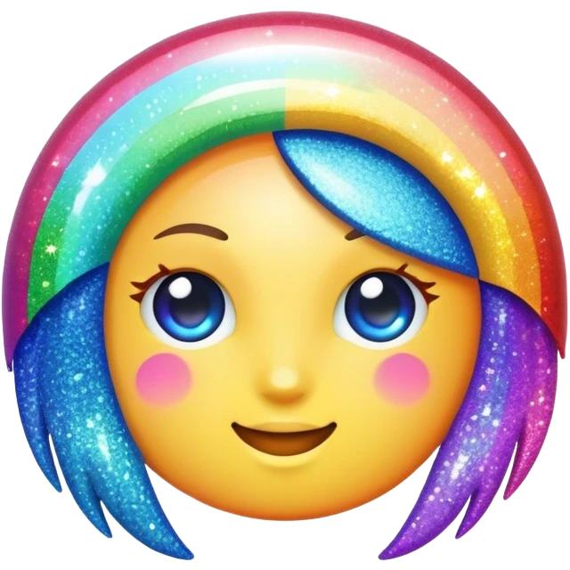Rainbow sparkle emoji